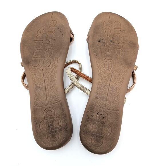 André Assous Nolan Strappy Sandal Women's Metallic Multi Size US8 - Picture 7 of 11